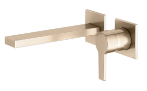 Praustuvo maišytuvas iš sienos  Edition11, 2 dalių, snapas 197mm, spalva - šlifuota bronza (brushed bronze)