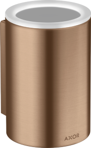 Dantų šepetėlių laikiklis AXOR Universal Circular, šlifuoto raudono aukso spalva (Brushed Red Gold)