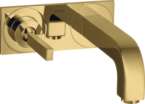 Praustuvo maišytuvas AXOR Citterio 160 mm, iš sienos, poliruoto aukso spalvos (Polished Gold Optic)