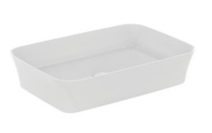 Praustuvas-dubuo Ideal Standard Ipalyss Rectangular, matmenys: 550x380x125mm, baltas matinis