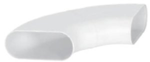 Alkūnė horizontali ovali tunnel 163x68 mm