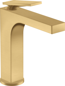 Praustuvo maišytuvas AXOR Citterio 160 su svirtiniu (pop-up) dugno vožtuvu, šlifuoto aukso spalvos (Brushed Gold Optic) 