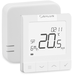 SALUS WQ610RF akumuliatorinis termostatas OpenTherm