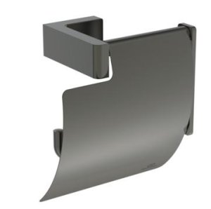 Laikiklis WC popieriaus Ideal Standard Conca, su dangteliu, spalva - Magnetic Grey