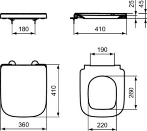 Dangtis WC Ideal Standard i.Life