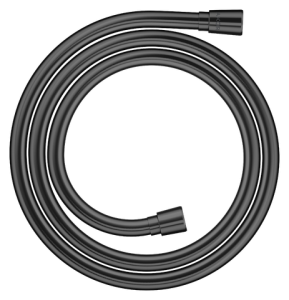 Dušo žarna AXOR ShowerSolutions, 1,6 m, metalo efektas, kūginės jungtys, poliruoto juodo chromo spalvos (Polished Black Chrome)
