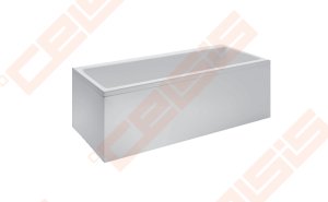Vonia LAUFEN Pro 180x80 cm, statoma į dešinį kampą su L formos apdaila