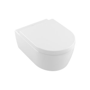 Pakabinamas unitazas VILLEROY&BOCH Avento „Direct Flush” sistema + dangtis su soft-close mechanizmu lėtam užsidarymui