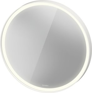 Veidrodis Vitrium 70cm apvalus LED baltas rėmas Defog System
