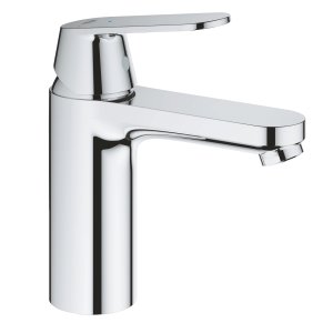 Praustuvo maišytuvas GROHE Eurosmart Cosmopolitan M dydis, su paspaudžiamu dugno vožtuvu, chromo spalvos