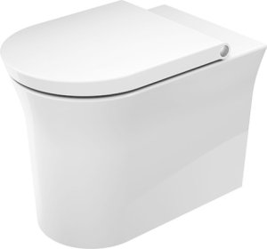Pastatomas unitazo puodas Duravit White Tulip Rimless, bakelis į komplektą neįeina