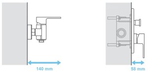 Potinkinė dalis Ravak R-box RB 070.50
