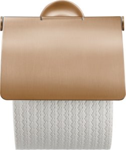 Laikiklis WC popieriui Starck T su dangteliu, brushed bronze