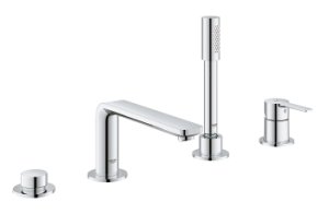 Maišytuvas voniai GROHE Lineare 4 skylės, su dušeliu