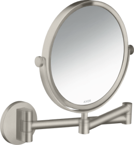 Kosmetinis veidrodis AXOR Universal Circular, nerūdijančio plieno spalva (Stainless Steel Optic)