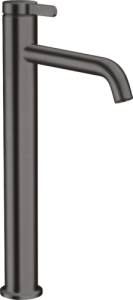 Pastatomo praustuvo maišytuvas AXOR One 260, su dugno vožtuvu, šlifuoto juodo chromo spalvos (Brushed Black Chrome)