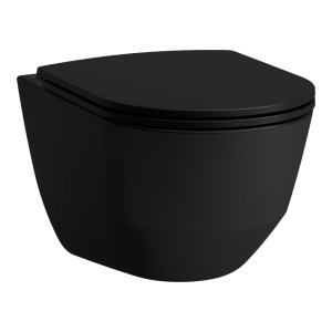 Pakabinamas unitazas LAUFEN PRO, Rimless, spalva - juoda matinė