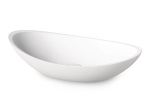 Praustuvas Felice 690x375, silkstone baltas