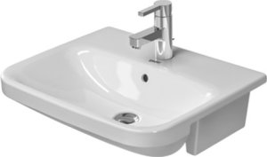 Pusiau įleidžiamas praustuvas DURAVIT Durastyle 550x455 mm