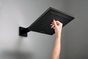 Dušo galva HANSGROHE Pulsify E 260, 1 srovės, spalva - juoda matinė (matt black)