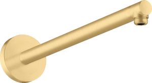 Alkūnė dušo galvai iš sienos AXOR ShowerSolutions, 390 mm, šlifuoto aukso spalvos (Brushed Gold Optic)