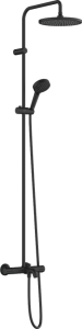 Termostatinė vonios/dušo sistema HANSGROHE Vernis Blend 240, 1 srovės, spalva - juoda matinė (matt black)