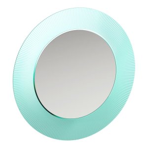 Veidrodis Laufen KARTELL All saints, 780x40x780 mm, su netiesiogine LED šviesa, plastikas, spalva - smaragdinė žalia