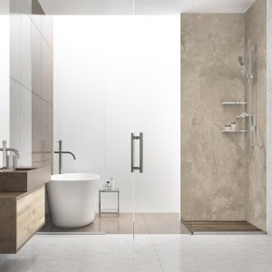 Kompozicinė plokštė VIPANEL Marble beige, 1500x2550 mm