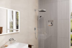 Komplektas dušo Rainfinity 130 3jet S Puro 65cm Designflex žarna 1,6m