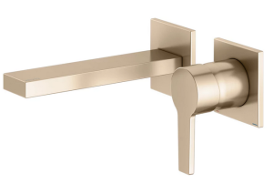 Praustuvo maišytuvas iš sienos Edition11, 2 dalių, snapas 165mm, spalva -  šlifuota bronza (brushed bronze)