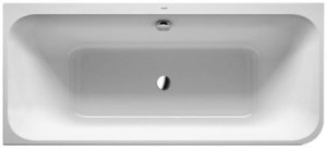 Vonia DURAVIT Happy D2 180x80 cm su panele ir kojomis, kairė