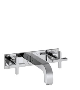 Praustuvo maišytuvas AXOR Citterio 166 mm, iš sienos, chromo spalvos 