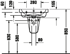 Praustuvas D-Code 550x430