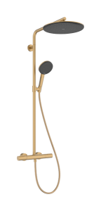 Termostatinė dušo sistema HANSGROHE Raindance Alive S Puro 300, 1 srovės, spalva - šlifuotos bronzos (brushed bronze)