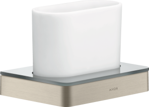Dantų šepetėlių laikiklis AXOR Universal Softsquare, nerūdijančio plieno spalva (Stainless Steel Optic)