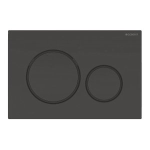 Vandens nuleidimo mygtukas Geberit Sigma20 Round,  juodas matinis