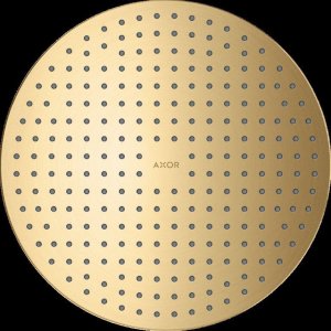 Dušo galva AXOR ShowerSolutions 300 1jet, įleidžiama, šlifuoto aukso spalvos (Brushed Gold Optic)