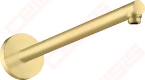 Alkūnė dušo galvai iš sienos AXOR ShowerSolutions, 390 mm, šlifuoto žalvario spalvos (Brushed Brass)
