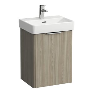 Spintelė praustuvui Laufen BASE 415x325x530 mm, 1 durelės (lankstai kairėje), praustuvui 815961, spalva - šviesi guoba