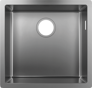 Nerūdijančio plieno plautuvė Hansgrohe S719-U450, montuojama iš apačios, 450 mm