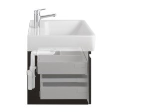 Spintelė praustuvui Laufen PRO S 520x450x390 mm, 2 stalčiai (išorinis ir vidinis), tinka praustuvui 810962, spalva - balta