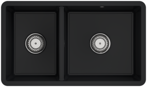 Plautuvė VILLEROY&BOCH  Subway 80 U juoda (pure black), Ceramic Plus danga 
