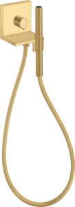 Dekoratyvinė dalis potinkiniam maišytuvui su rankiniu dušu AXOR ShowerSolutions 120/120, šlifuoto aukso spalvos (Brushed Gold Optic)
