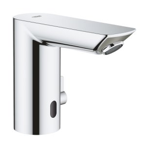 Sensorinis praustuvo maišytuvas GROHE Bau Cosmopolitan E, 6V, chromo spalvos 
