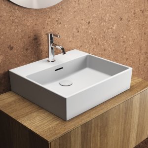 Praustuvas Ideal Standard Extra, matmenys: 500x450x125mm, montuojamas ant stalviršio (šlifuota apačia) arba ant sienos
