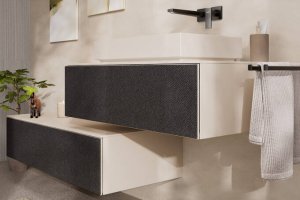 Praustuvas Hansgrohe Xuniva Evo E, 650x400x120 mm, smėlio spalvos