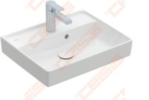 Praustuvas VILLEROY&BOCH Collaro 500 x 400mm, 1 skylė maišytuvui, su perpylimu