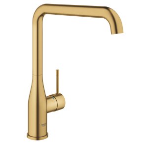 Plautuvės maišytuvas GROHE Essence L formos, matinio aukso spalvos (Brushed Cool Sunrise)