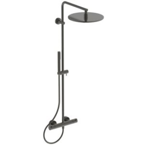 Dušo sistema Ideal Standard Ceratherm T125, termostatinė. Komplekte termostatinis maišytuvas,Ø300mm lietaus dušo galva, rankinis dušas-"pirštelis',  spalva - Magnetic Grey