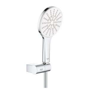 Dušo komplektas Grohe Smart Active 130 9,5l baltas 3 sr su laikikliu